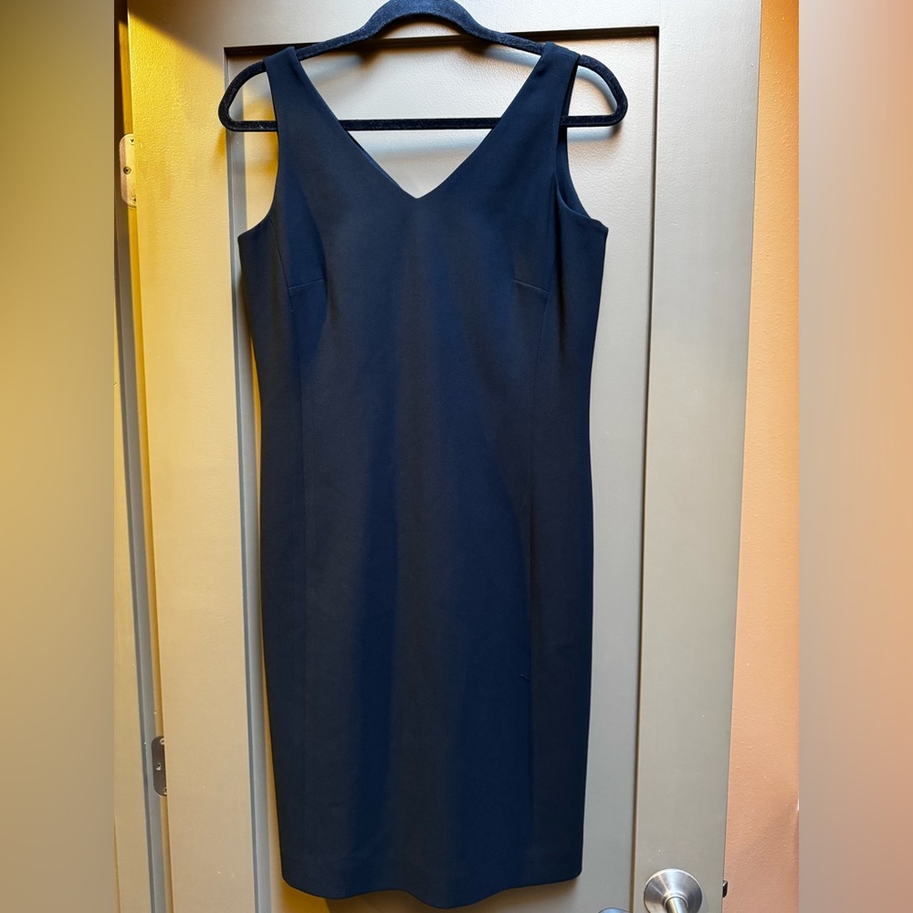 Jones New York Classic Black Midi Dress 8P